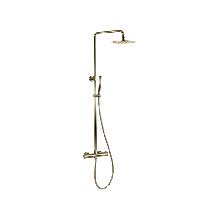 Dauphine surface mounted rain shower - Gold