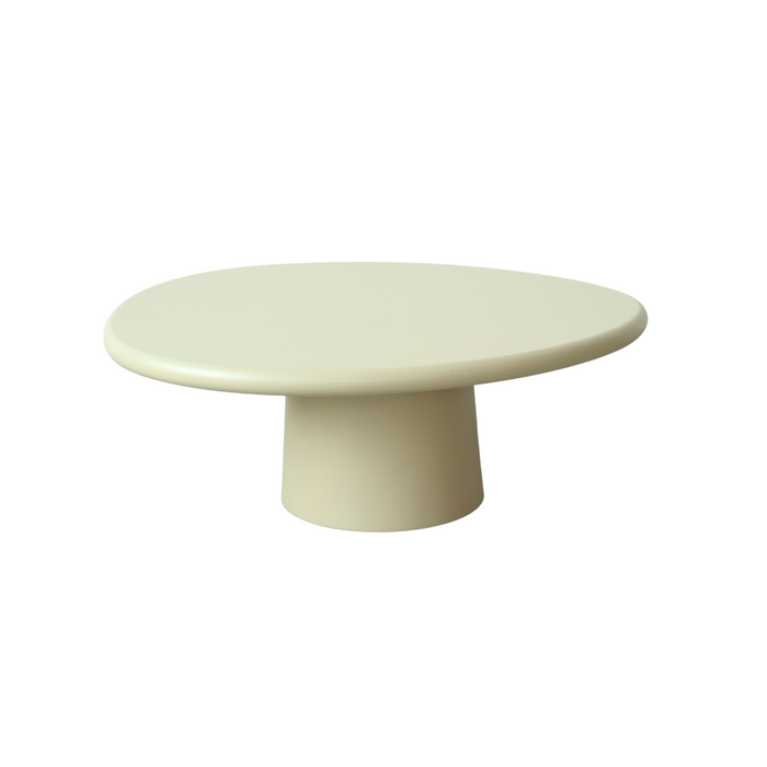 Juno Coffee Table - StoneSkin - Light Khaki - 91 cm