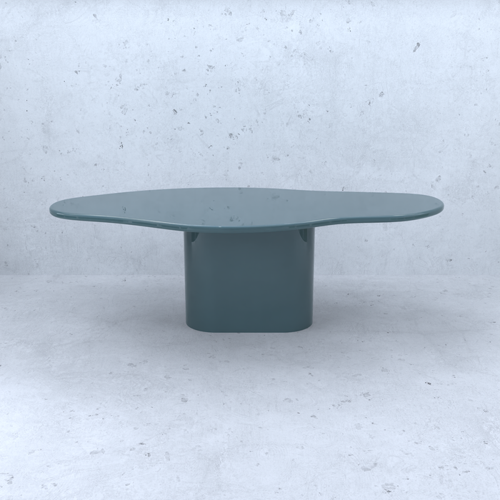Table à manger Cian Organic aspect béton - StoneSkin Coloré Brillant