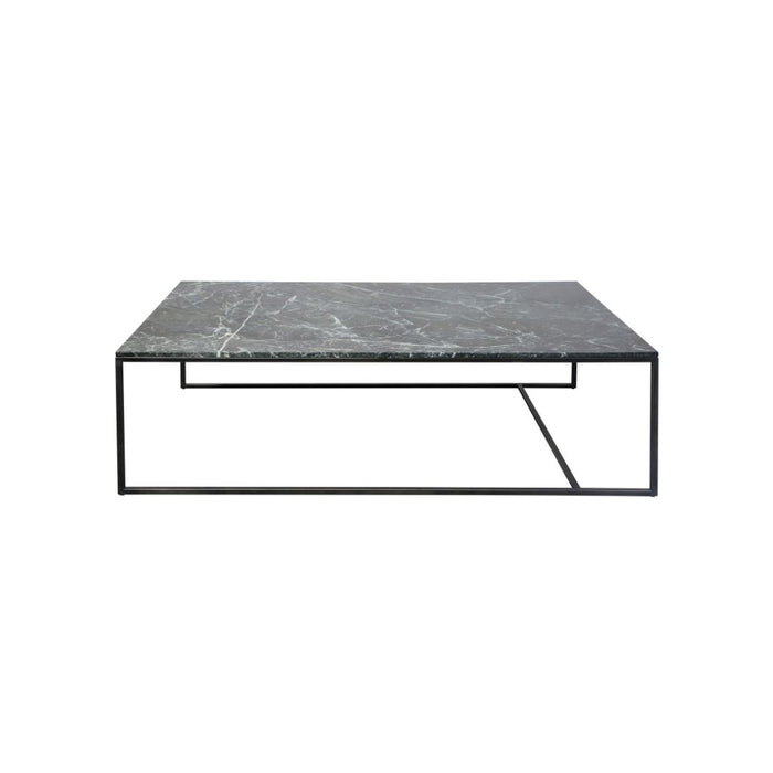 Rektangulärt soffbord i marmor - Grön - Will - 140×80×40cm